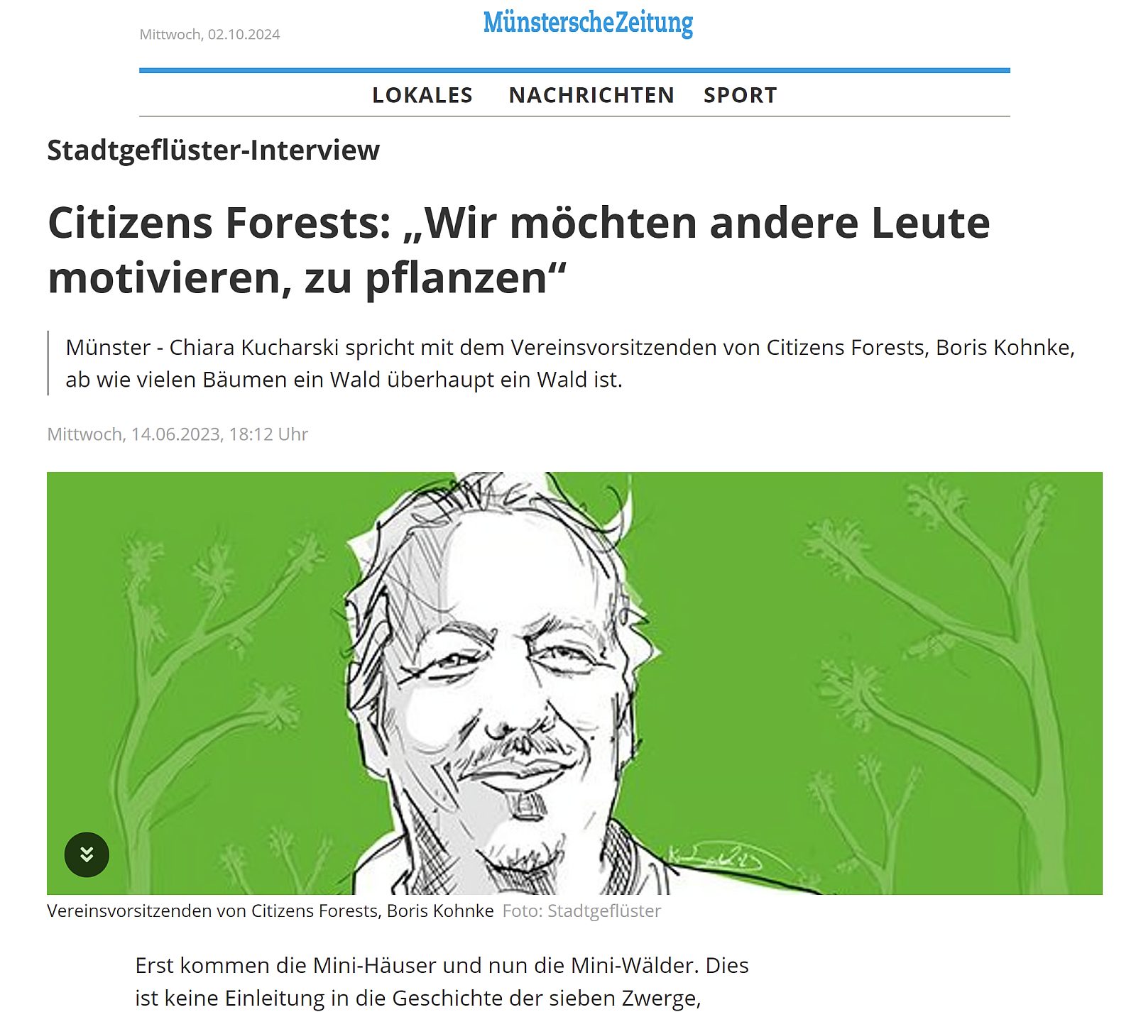 Münstersche Zeitung 14.06.2023