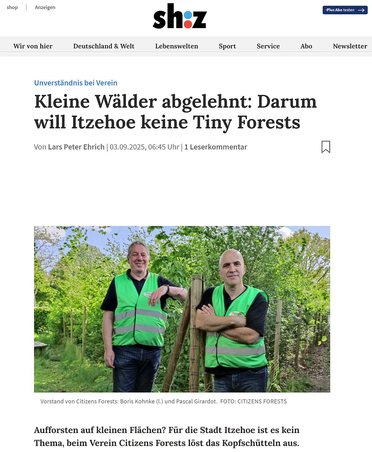 Norddeutsche Rundschau vom 03.09.2025