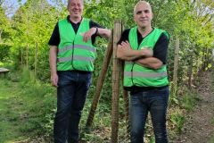 Boris Kohnke (li) und Pascal Girardot (re) Vereinsvorsitzende von Citizens Forests